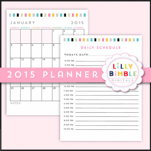 Printable 2015 Planner