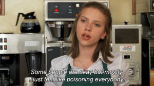 ... Quote About Humanity. It's A Bonus That A Young Scarlett Johansson