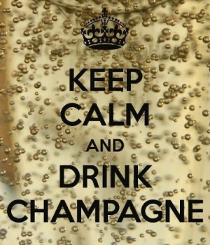 Drink champagne