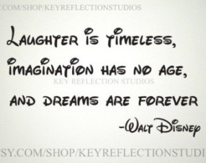 Walt Disney Quote Wall Decal