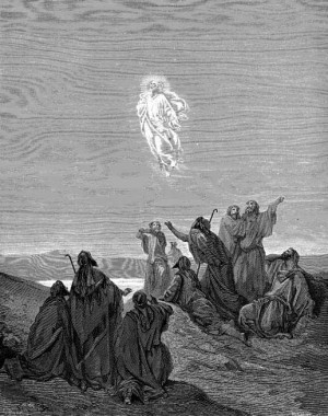 the ascension and the lord jesus after he had spoken to them was taken ...