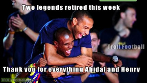 Thierry Henry and Éric Abidal :(