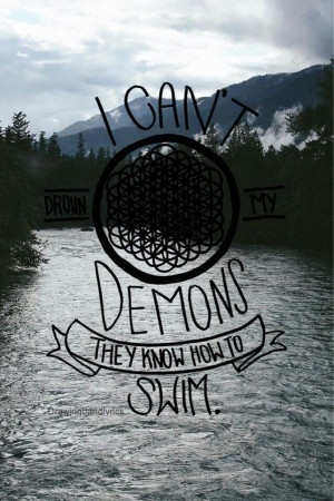 bmth, bring me the horizon, can you feel my heart, cant, demons, drown ...