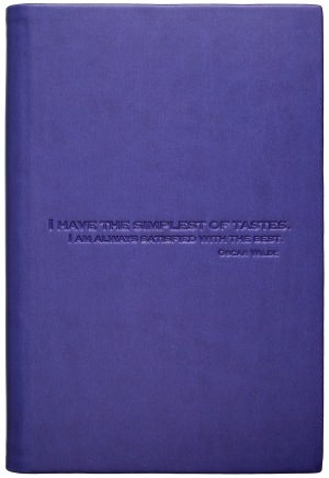 Wilde Quote Cover in Purple NC