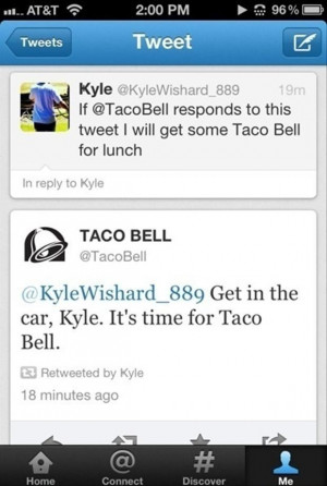 taco bell twitter quotes