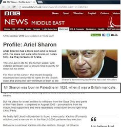 ... Ariel Sharon's birth certificate states born in PALESTINE in 1928. HOW