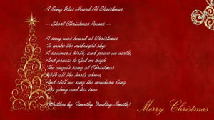 Meaning Short Christmas Poems For Family 2014