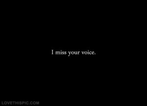 love it i miss your voice