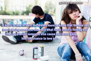 Love You But You Love Someone Else Quotes