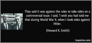More Howard K. Smith Quotes