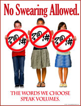 No Profanity Prevention Poster