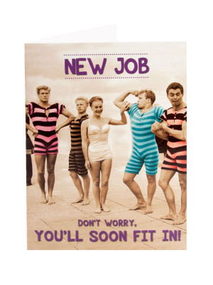 Good Luck New Job Congratulations new job card