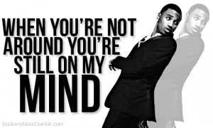 trey songz, quotes, sayings, you are on my mind