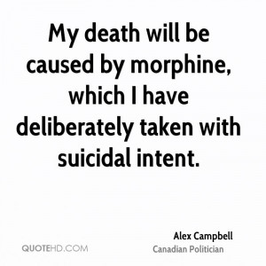 Alex Campbell Death Quotes