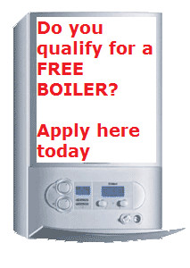 To apply for a free boiler - Click here