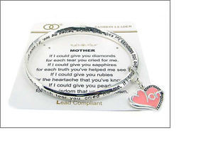 Engraved-MOTHER-Rhodium-silver-plated-inspirational-quotes-Bangle ...