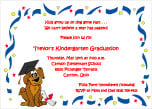 ... larger view of the Kindergarten and Preschool Graduation Invitation
