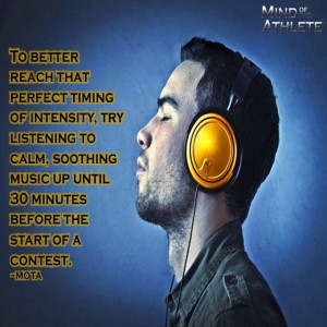 To better reach that perfect timing of intensity, try listening to ...