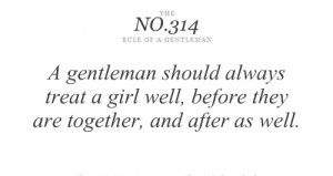 rules of a gentleman