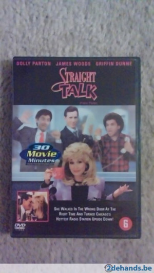 dvd Straight Talk met dolly parton james woods Rare