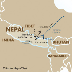 ... kingdoms of Tibet and Nepal. Three different cultures in one tour