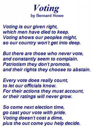 Voting Poem