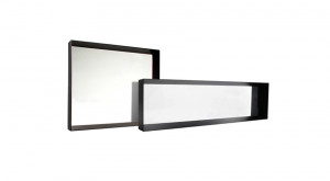 square glass mirror with black frame square black beveled glass mirror