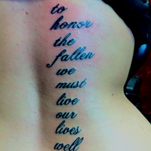 Police Officer Tattoo Quotes