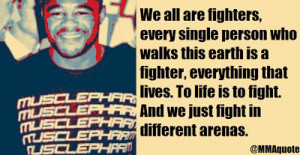 Words from Rashad Evans