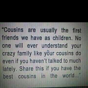 love my cousins and our crazy family!