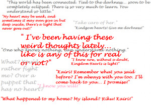 Kingdom Hearts Quotes Sora Kingdom hearts quotes by