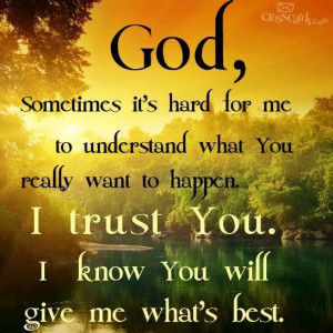 trust you god !!!