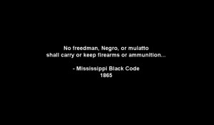 Jim Crow & the 2nd Amendment - Black Conservative Ad Equates Gun ...