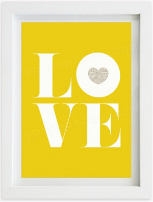 LOVE - Unisex Yellow