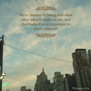 It Is So Important To Know Yourself