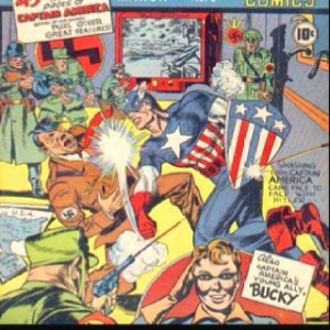 Classic comic book cover