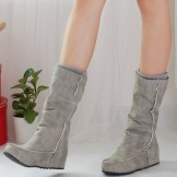 Leather boots for girls