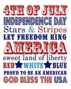 4th of July, Memorial Day, & Labor Day