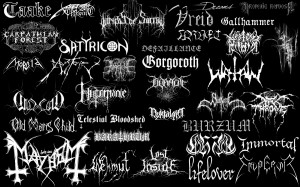black metal logos