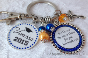 ... Graduation gift, necklace, bookmark, Class of 2014, Custom Quote