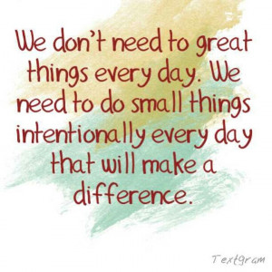 Make a difference!