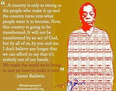 quote by author james baldwin a country is only as strong as the ...