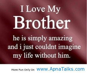 Love My Brother Quotes And Sayings I love my brother quotes and