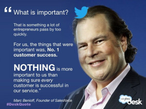 Marc Benioff, Founder of Salesforce #customerservice #quotes