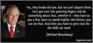 Yes, they broke the law, but we can't deport them. Let's get over this ...
