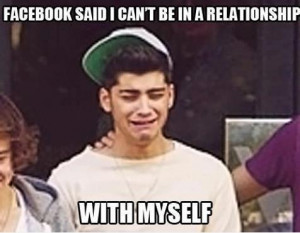 Facebook said I cant be in relationship with myself