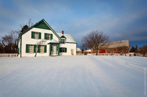 Green Gables in the winter time