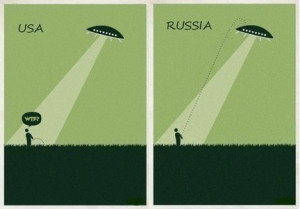 Aliens have visited Russia. Once