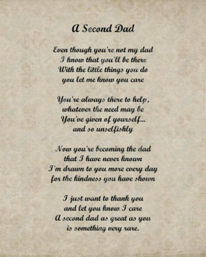 Step dad poem