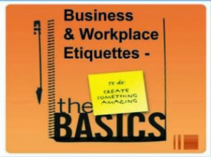 Professional Workplace Etiquettes PPT Slide 1
